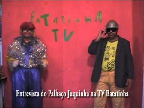 Entrevista do Palhaço Juquinha Na TV Batatinha 1ª Part.