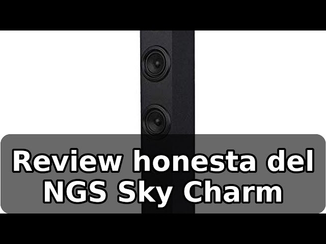 Vídeo relacionado con NGS SKY CHARM WHITE- Torre de Sonido Bluetooth 50W con Mando a Distancia, Entrada Óptica, USB, Radio FM y AUX IN (Color Blanco)