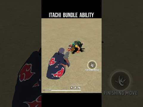 Itachi Bundle Ability Test 🔥 Naruto Chapter 2 | Itachi Bundle In Free Fire #srikantaff