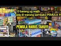 10 BARANG YANG WAJIB ADA DI WARUNG SEMBAKO PEMULA