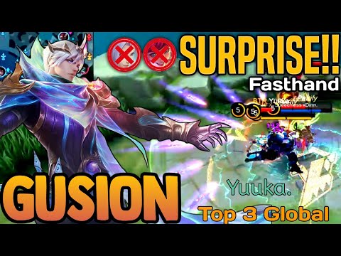 SURPRISE!! Meta Combo Gusion ft Supreme Johnson - Top 3 Global Gusion by Yuuka. ~ MLBB