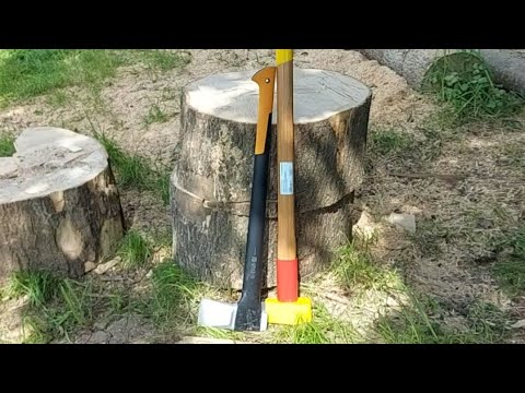 Ochsenkopf Spalthammer 3000g, #Fiskars  X25 Spaltaxt #holz #holzbearbeitung #holzarbeiten