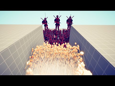 100x Deadpool + 3x Giant Deadpool VS Every God - Totally Accurate Battle Simulator TABS