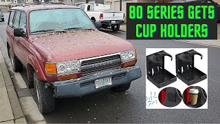 1991 Land Cruiser Cup Holder Upgrade