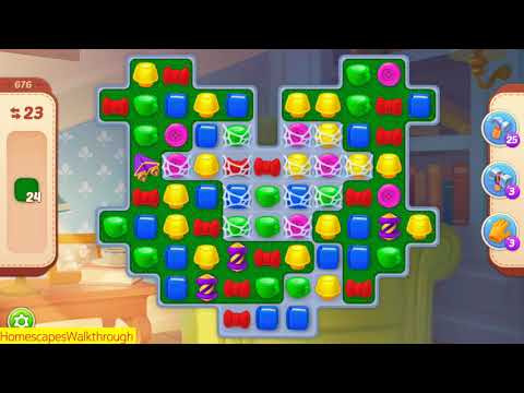Homescapes Level 676 Walkthrough