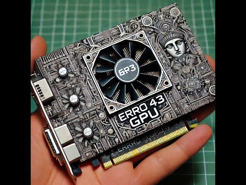 Video card does not install driver (error 43)