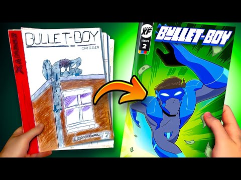 Making Issue 2 of My Childhood Superhero Comic!