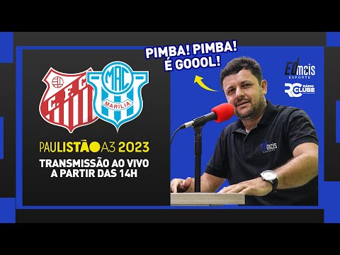 AO VIVO | CAPIVARIANO 3X0 MARÍLIA| 3ª RODADA DA 2ª FASE DO PAULISTA A3 | 01/04/2023