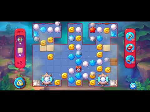 Fishdom Hard level 8017 no boosters フィッシュダム