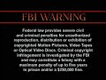 FBI Warning Image Entertainment 1998