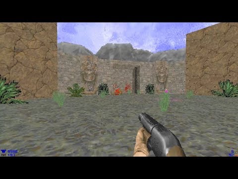 DOOM MOD lmtemple Temple of the Lizardmen LIZARD MEN LIZZARD By Alando1 Alan ~ EXHUMED MAP 02