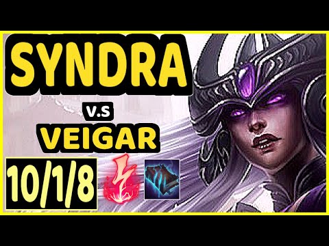 NARU (SYNDRA) vs VEIGAR - 10/1/8 KDA BOTTOM ADC GAMEPLAY - EUW Ranked DIAMOND