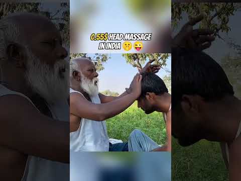 $0.55 head Massage 💆‍♂️#asmr #headmassage #massage #asmrsounds #barber