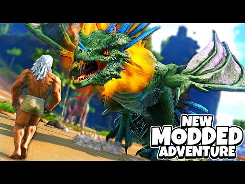 A NEW CRAZY MODDED ADVENTURE BEGINS! | ARK MEGA Modded Episode #1