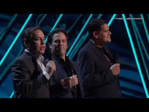 SONY, MICROSOFT AND NINTENDO Executives Come Together - Game Awards 2018
