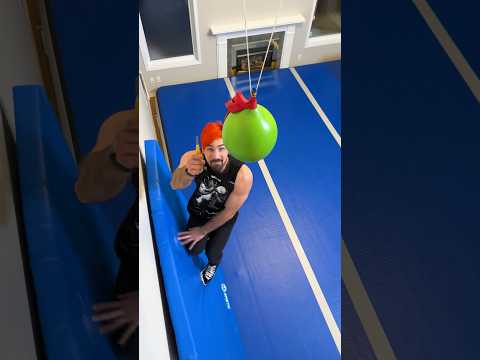 Balloon slicing + parkour 🎈ft @Matt.Larose