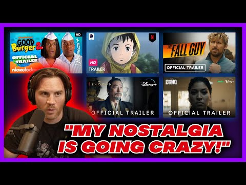 Will Neff Watches Trailers (The Fall Guy, The Shogun, Echo, Pluto, Good Burger 2) - Will Neff Reacts