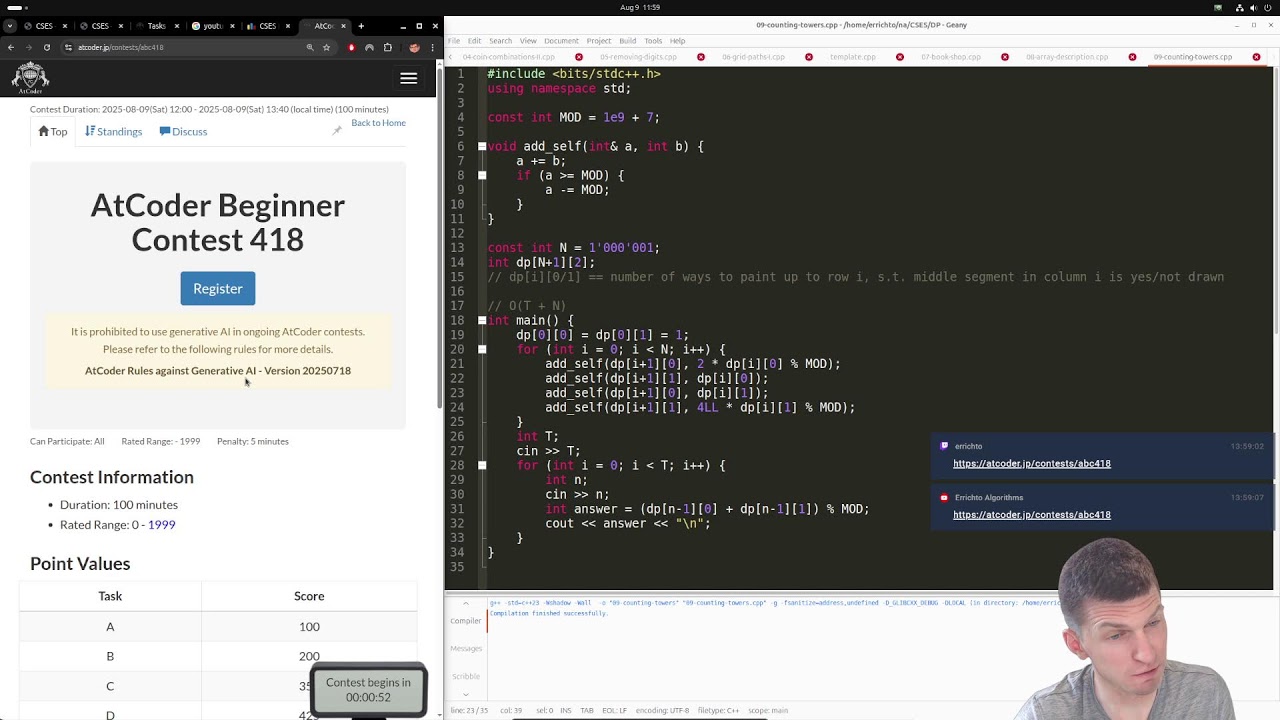 CSES Dynamic Programming problems