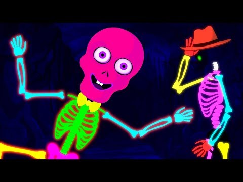 The Funny Skeleton Dance For Children | Scary Fun Rhymes by Teehee Town