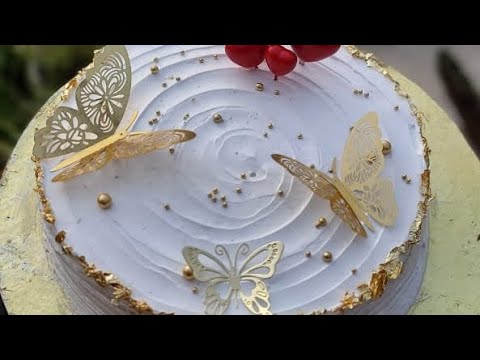2 pound vanilla flavor Malai cake decoration ideas