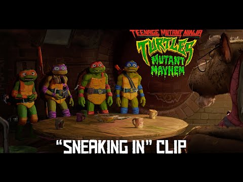 Teenage Mutant Ninja Turtles: Mutant Mayhem | "Sneaking In" Clip (2023 Movie) - Seth Rogen | PPNZ