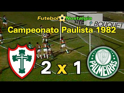 Portuguesa 2 x 1 Palmeiras - 15-08-1982 ( Campeonato Paulista )
