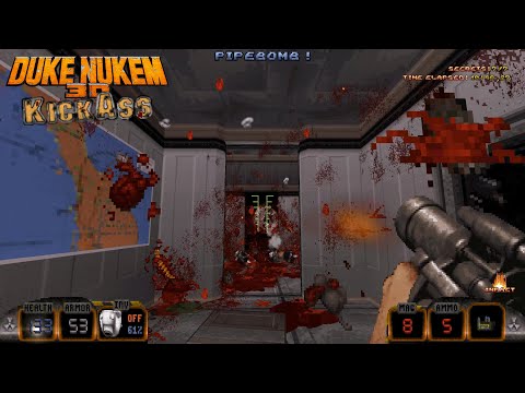 KickAss Duke - Duke Nukem 3D on brutal steroids | The Birth - E4M1: It's Impossible | 4K/60