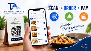QR Se Restaurant Ordering Ka Smart Solution 📲 | Scan, Order & Pay | Tr