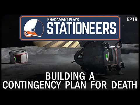 Building a Contingency Plan for Death in Stationeers - Crashlanded on Mimas // EP18