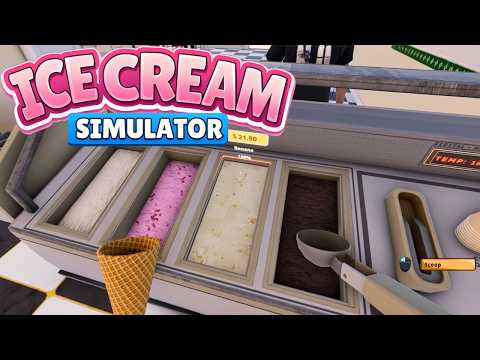From Scoops to Riches: My First Day! | Ice Cream Simulator | First Look