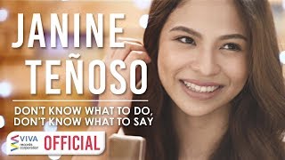 Janine Teñoso — Don&#39;t Know What To Do | from &quot;The Barker&quot; [Official Music Video]