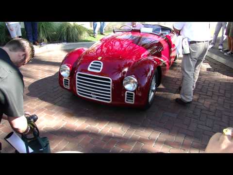 1947 Ferrari 125S revving at the 2012 Cavallino, Breakers