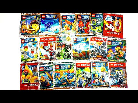 Opening 20 Rare Limited Edition Ninjago - Nexo Knights Lego Minifigure Packs + Gold C3PO