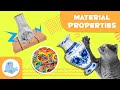 PROPERTIES of MATERIALS for Kids 🧱🔨 Strength, Rigidity, Elasticity, Flexibility and More🧶🏈