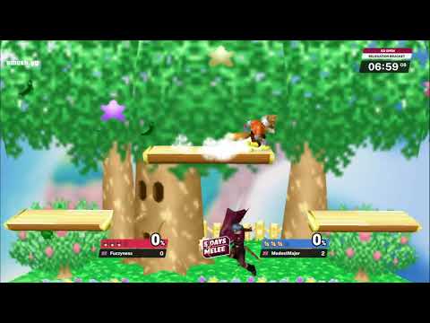 5 Days of Melee EU Open - Fuzzyness (Cpt. Falcon, Marth) Vs. ModestMajor (Falco, Fox) - Relegation