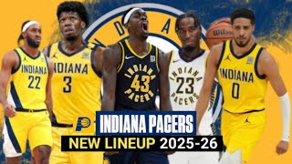 INDIANA PACERS LINEUP 2025-2026 #nba #basketball #pacers #basketballhighlights