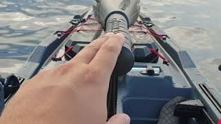 Kayak Triken 405 Big Mama Kayak with electric motor Minn Kota 40lb! Made in Italy!