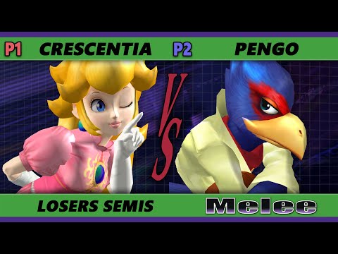 S@X 432 Loser Semis - Crescentia (Peach) Vs. Pengo (Falco) Smash Melee - SSBM