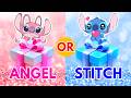 Choose Your Gift Angel Or Stitch Pink Or Blue Stitch