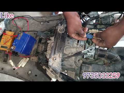 TVS Wego scooty Karan starting problem ignition coil and solve current wiring details jankari #bike