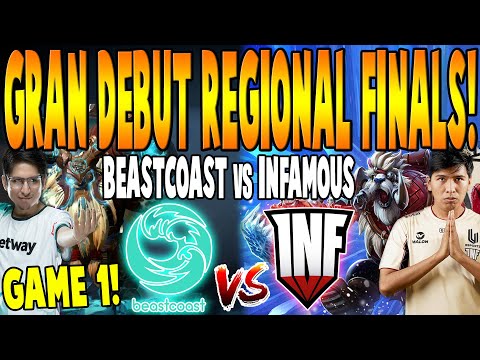 BEASTCOAST vs INFAMOUS [GAME 1] BO3 - "Scofield vs Michael" - REGIONAL FINALS DPC SA 2022 DOTA 2