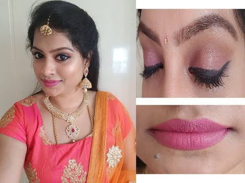 DIWALI GLAM MAKEUP  LOOK 2 ||  LEHANGA LOOK || INDIANMOMLIFESTYLE Video