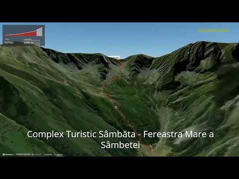 Complex Turistic Sâmbăta - Fereastra Mare a Sâmbetei  ∆ hiking trails ∆ 3d-trail.com/romania/