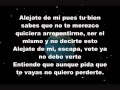 Camila - de Alejate de mi- letra 