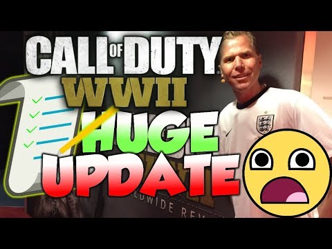 MEGA Update COMING to Call Of Duty: WWII - Sprint Out Times, Health Regeneration, Weapon FIX & MORE Video