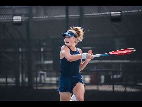 Fiona Crawley (UNC) vs Yujia "Bobo" Huang (BYU) - 2023 ITA All-American Championships
