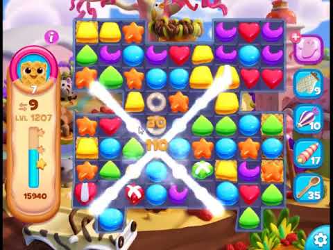 Cookie Jam Blast Level 1207 - NO BOOSTERS 🍪 | SKILLGAMING ✔️