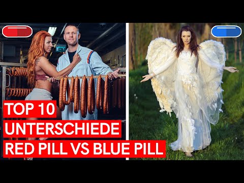 TOP 10 UNTERSCHIEDE im Frauenbild zwischen RED PILL UND BLUE PILL! (Zusammenfassung)
