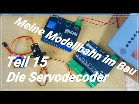 Teil 15 Meine Modellbahn Anlage im Bau ~ Spur Z ~ Die Servodecoder