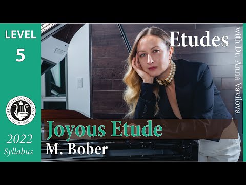 Joyous Etude, by M. Bober - RCM Repertoire Gr.5, Etude